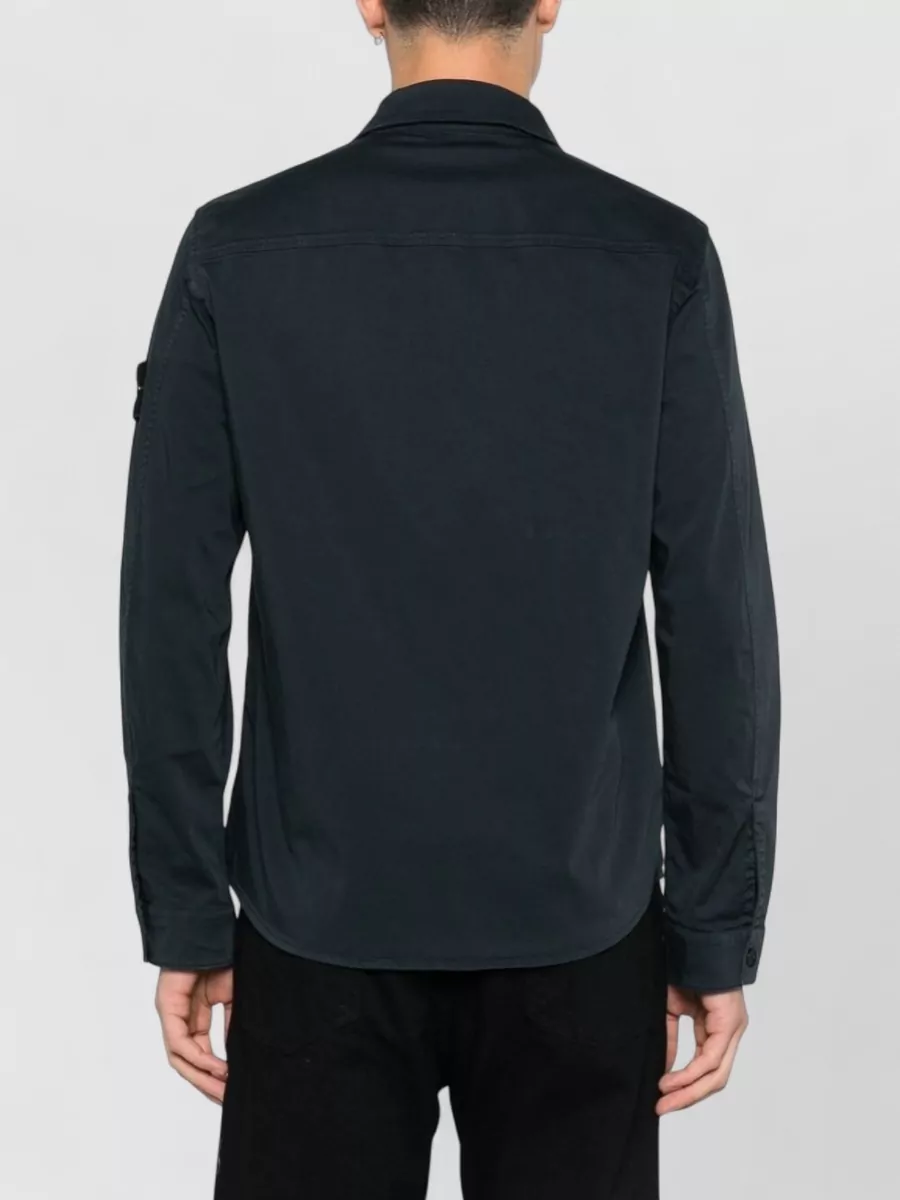 Stone Island Long Sleeve Shirt Buttoned Cuffs Chest Pocket
