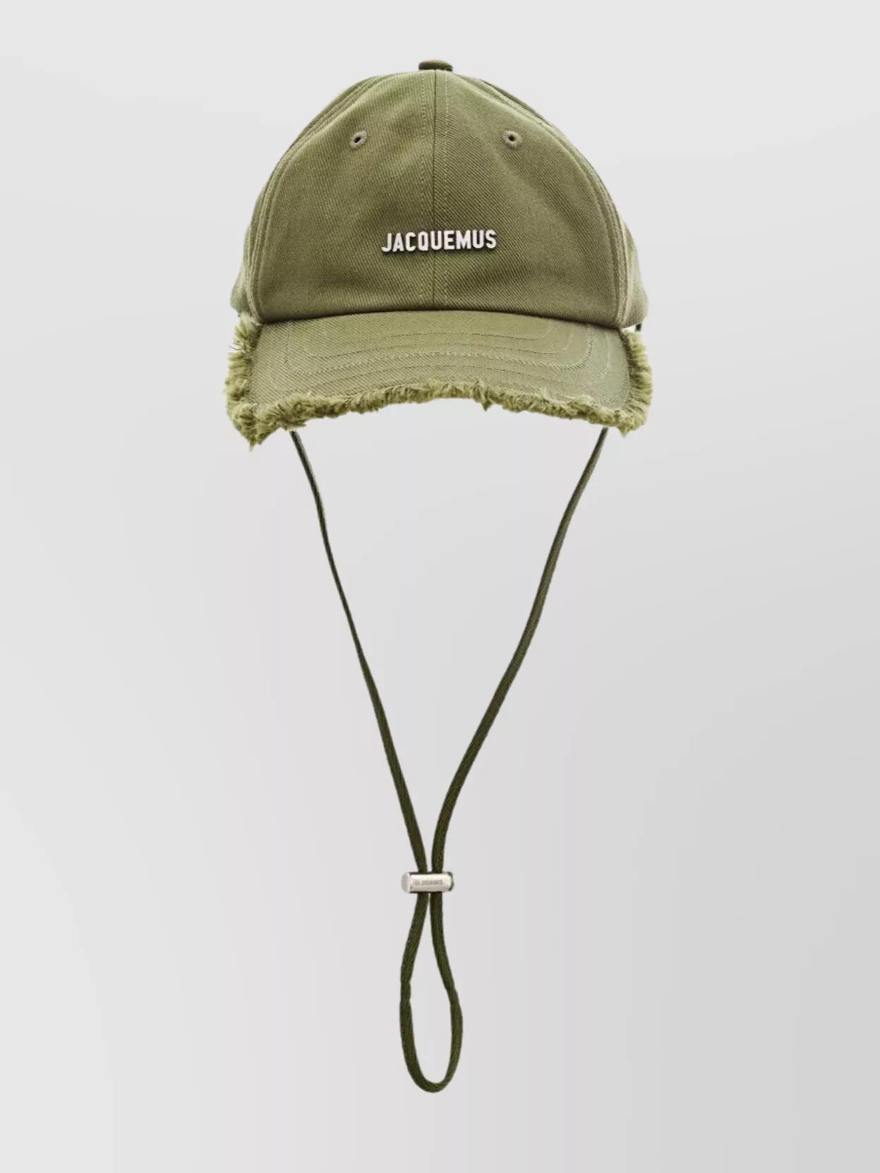 Jacquemus Frayed Edge Cap Adjustable Strap