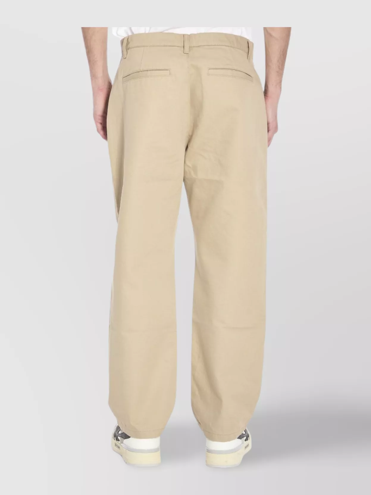 Palm Angels Logo Chino Pants With Slim Fit