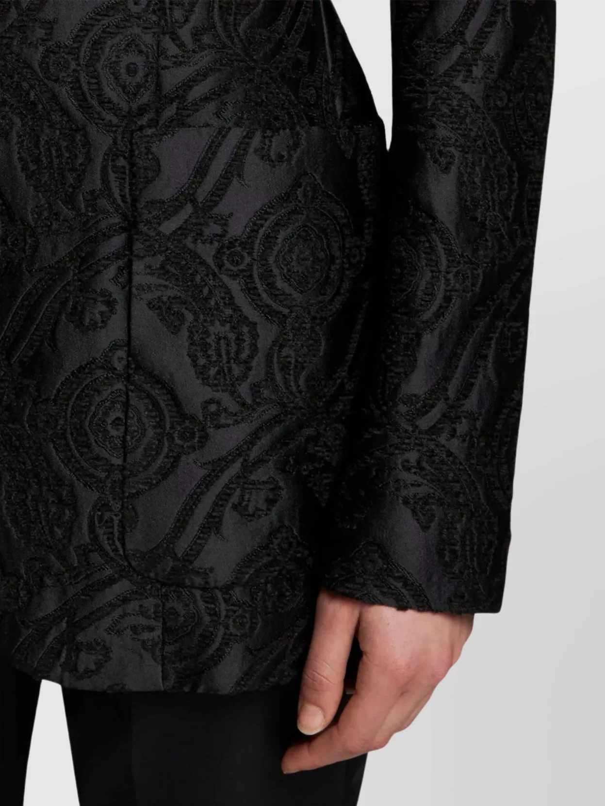 Etro Jacquard Paisley Shawl Lapel Jacket