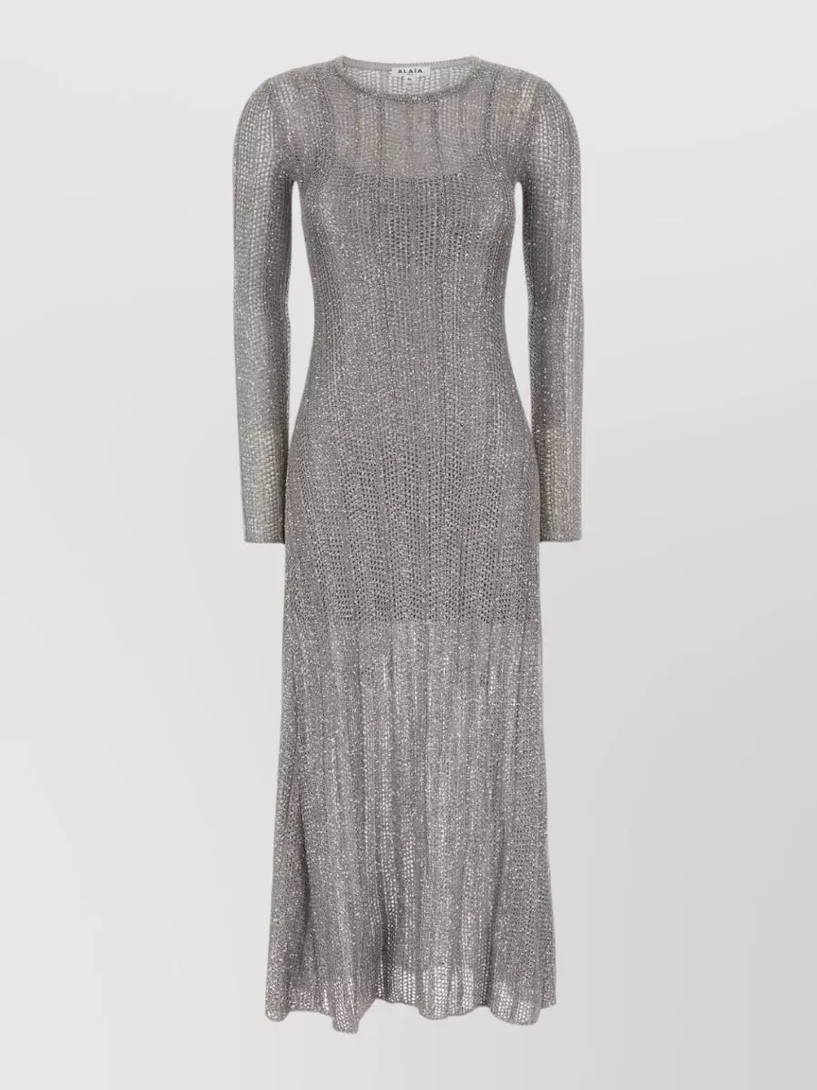 alaia crochet dress Alaa, Crochet maxi dress, Women, White, S, Dresses, Materialmix