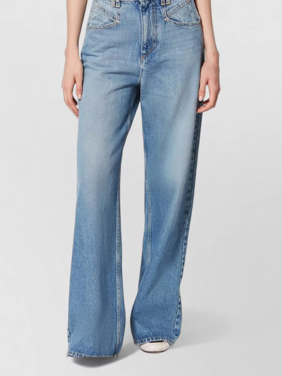 Isabel Marant Denim Wide-Leg Jeans
