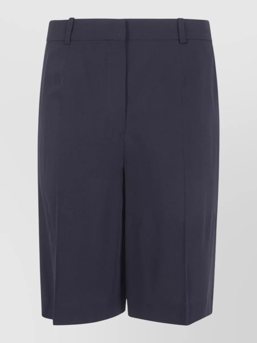 Totême Wool Wide-Leg Tailored Shorts