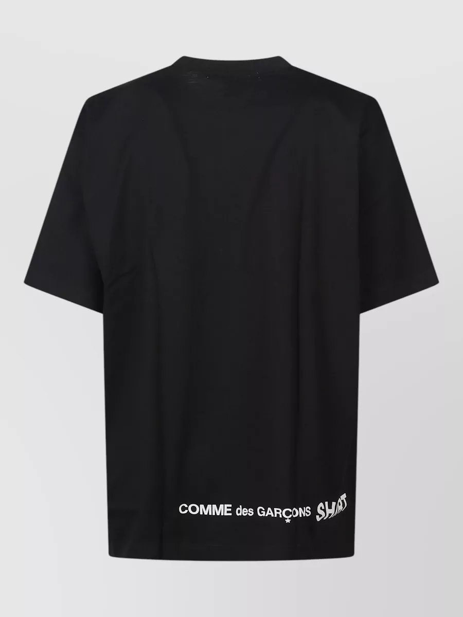 Comme Des Garçons Cotton Oversized Logo Print T-Shirt