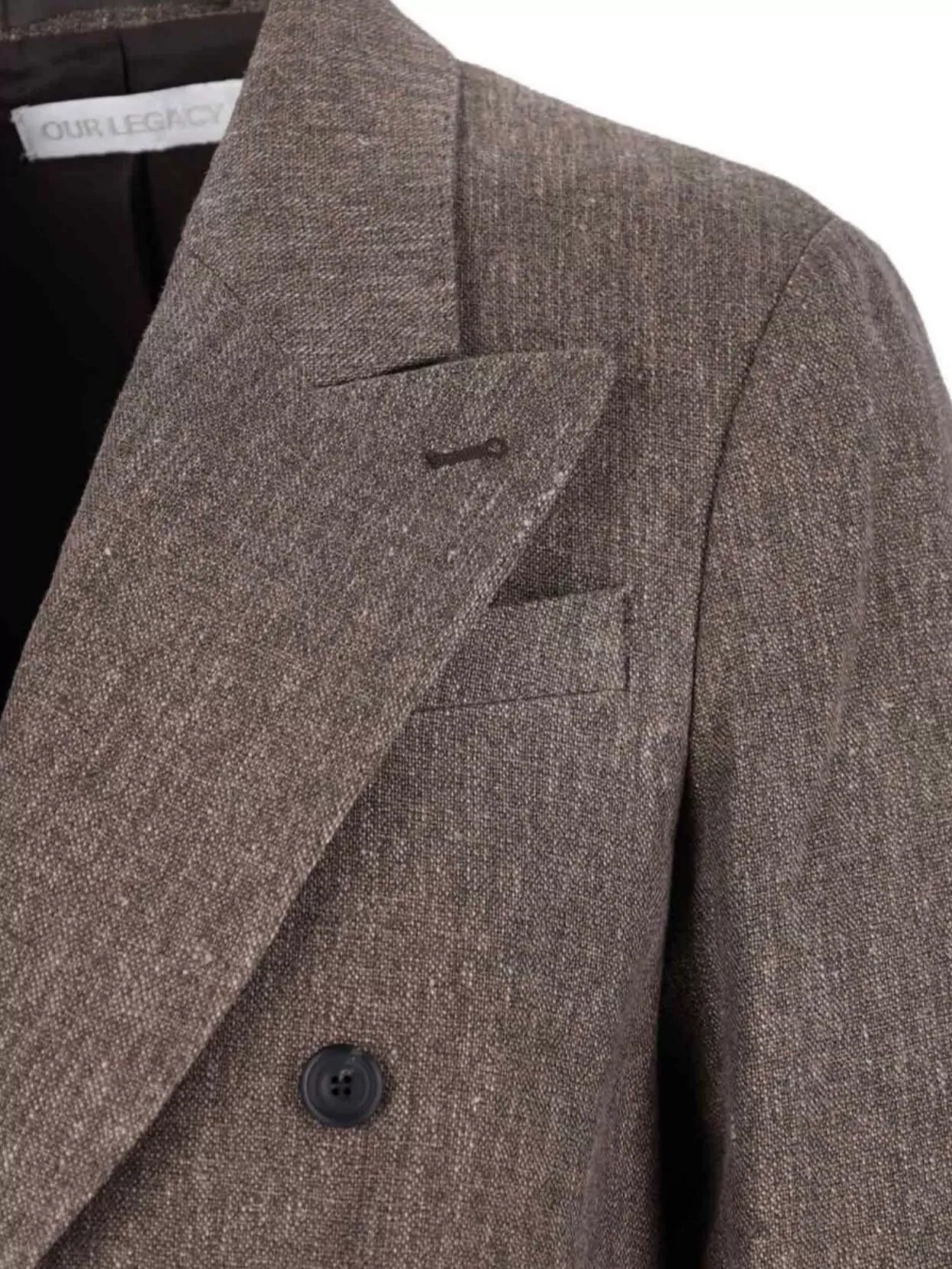 Our Legacy Tailored Double-Breasted Jacket Back Vent