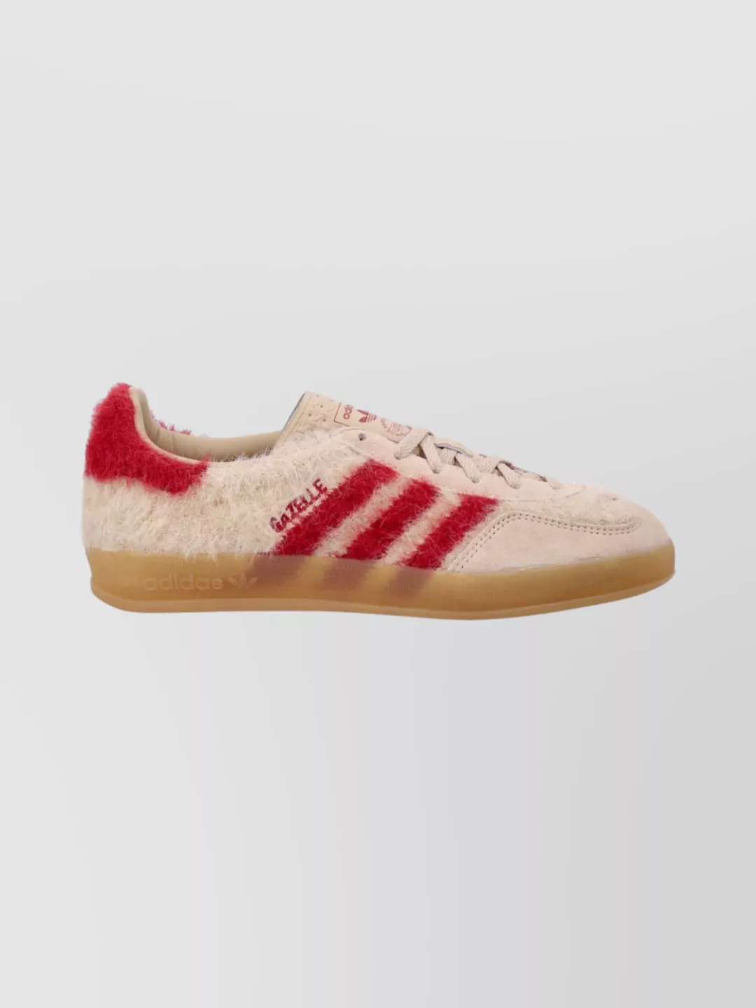 Adidas Originals Indoor Sneakers With Fuzzy Texture And Stripes