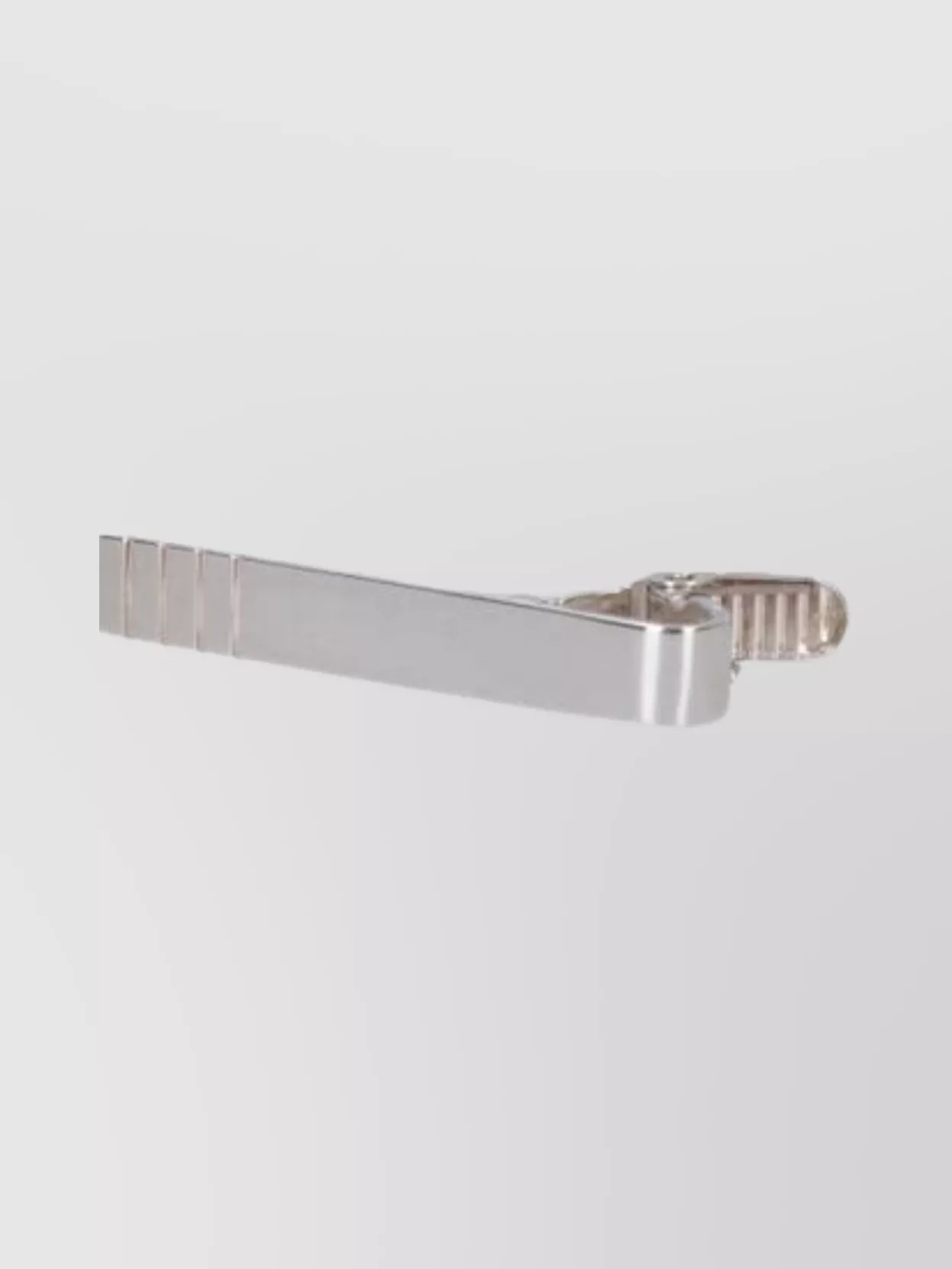 Thom Browne Metallic Finish Tie With Modern Design
