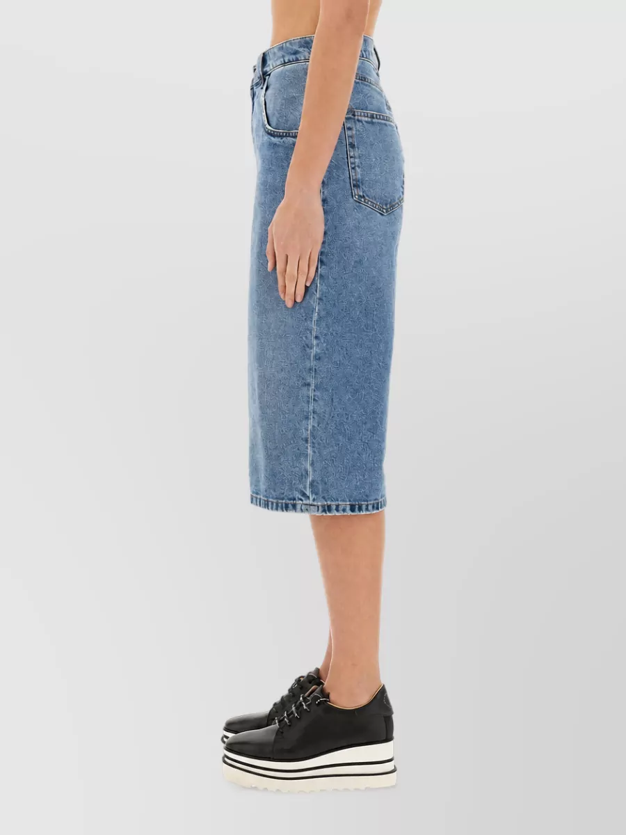 Stella Mccartney Denim Bermuda Shorts