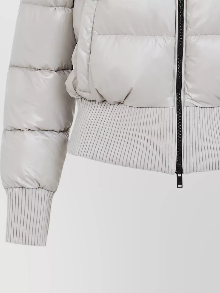 Moose Knuckles Quilted Bomber Jacket