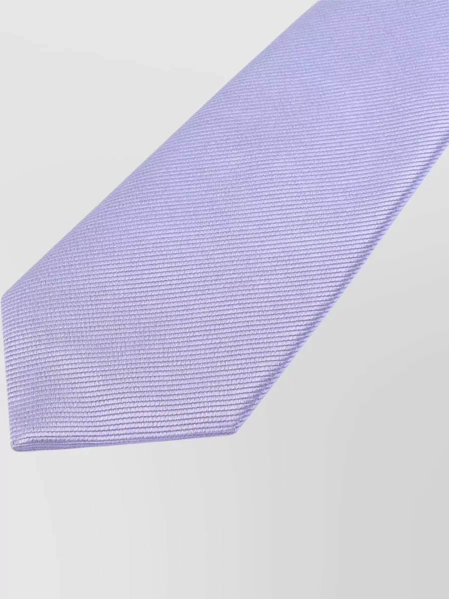 Giorgio Armani Silk Tie Slim Design Striped Texture