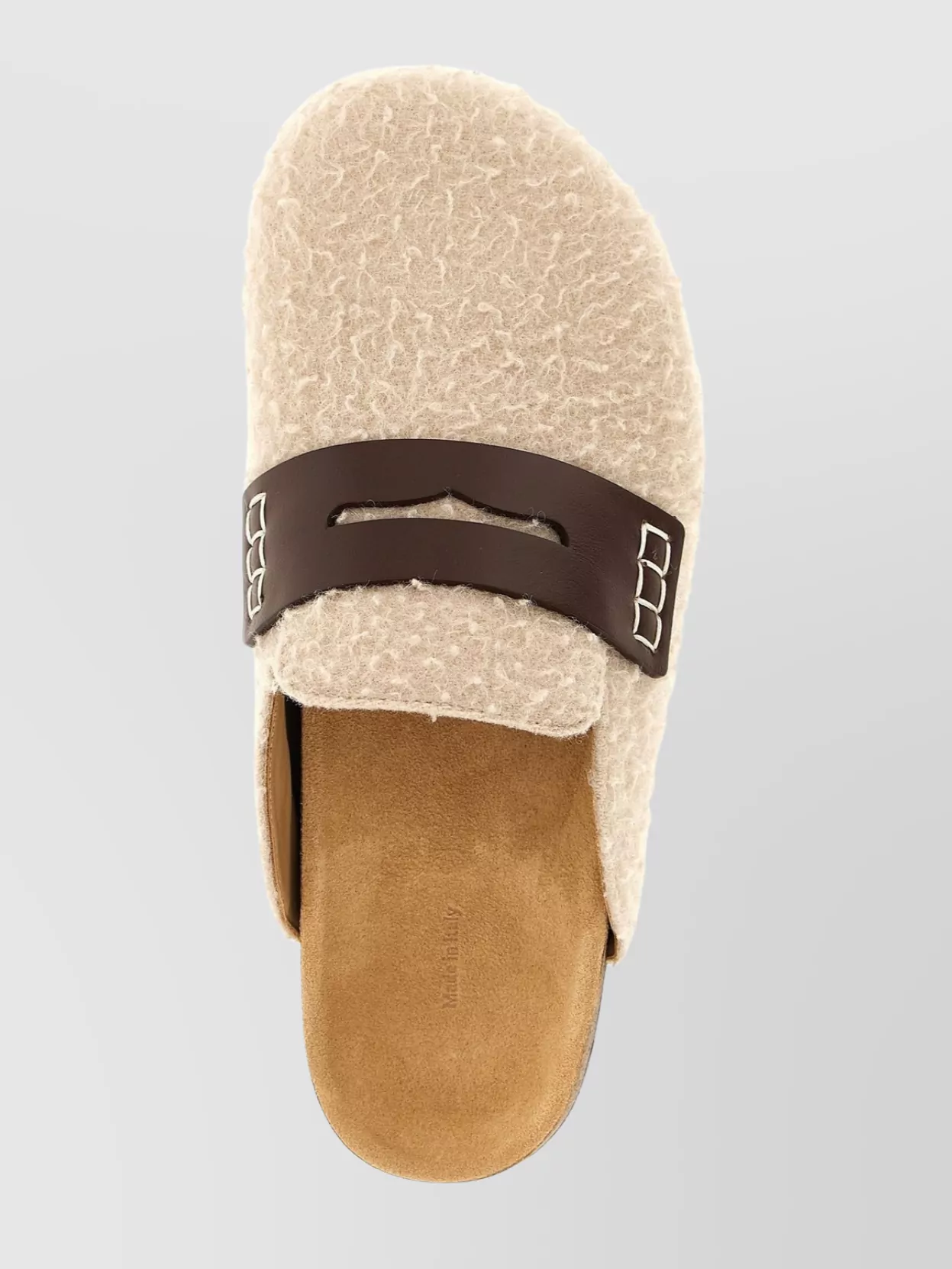 Jw Anderson Faux Fur Strap Mules