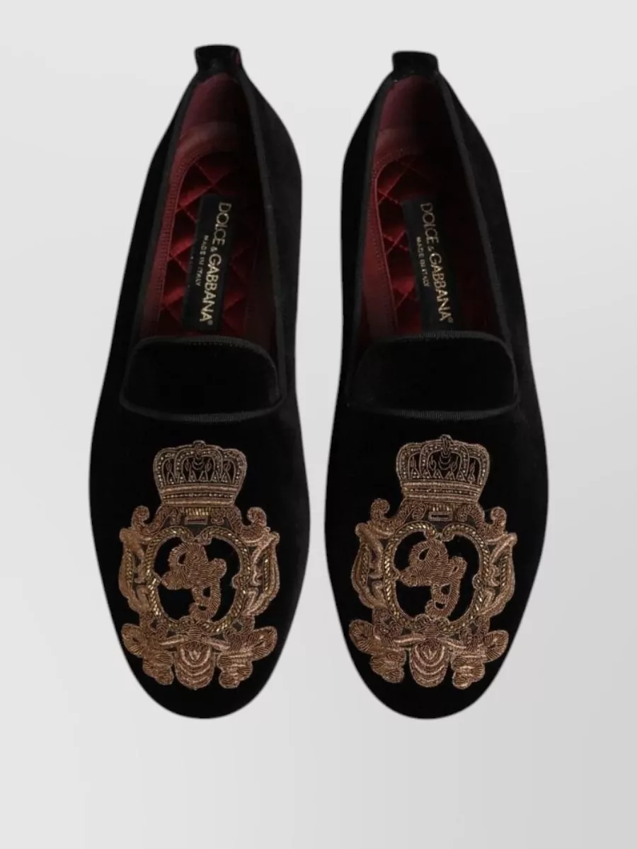 Dolce&Gabbana Velvet Loafers