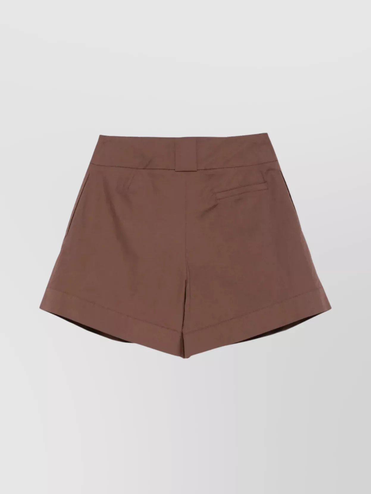 FEDERICA TOSI PLEATED BERMUDA SHORTS WITH SIDE AND BACK POCKETS
