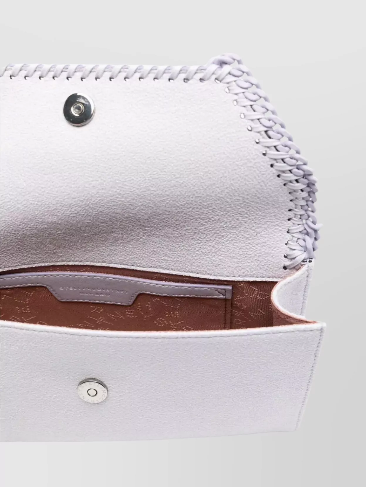 Stella Mccartney Mini Shaggy Deer Crossbody With Tonal Chain