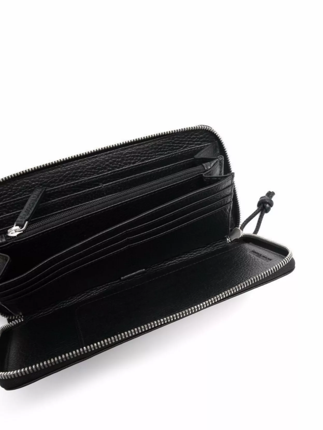Emporio Armani Textured Leather Continental Wallet