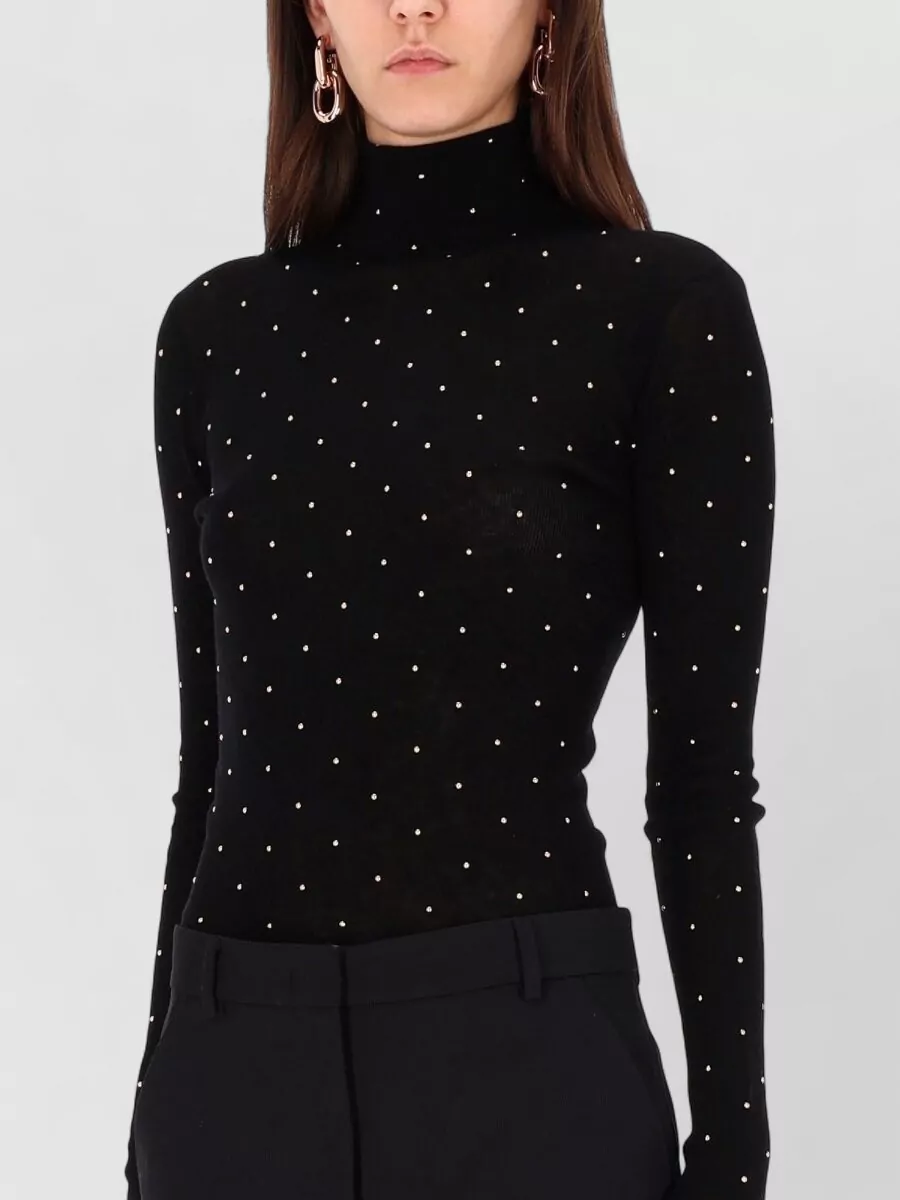 Paco Rabanne Wool Mesh Studded T-Shirt