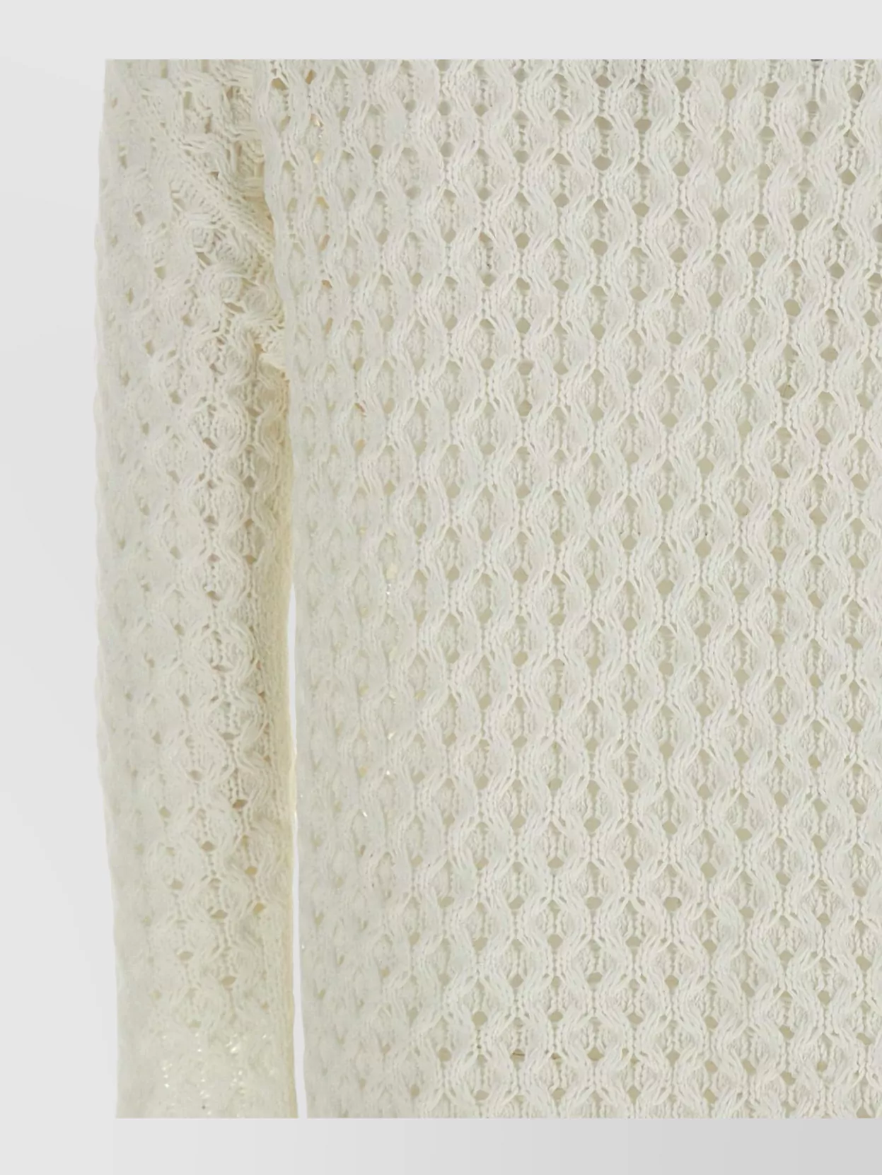 Herno Cotton Blend Crochet Sweater