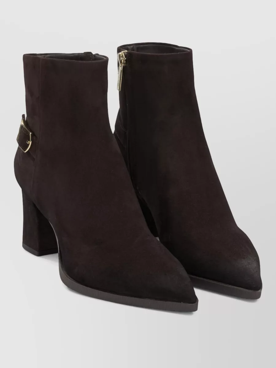 Santoni suede elly 65 ankle boots