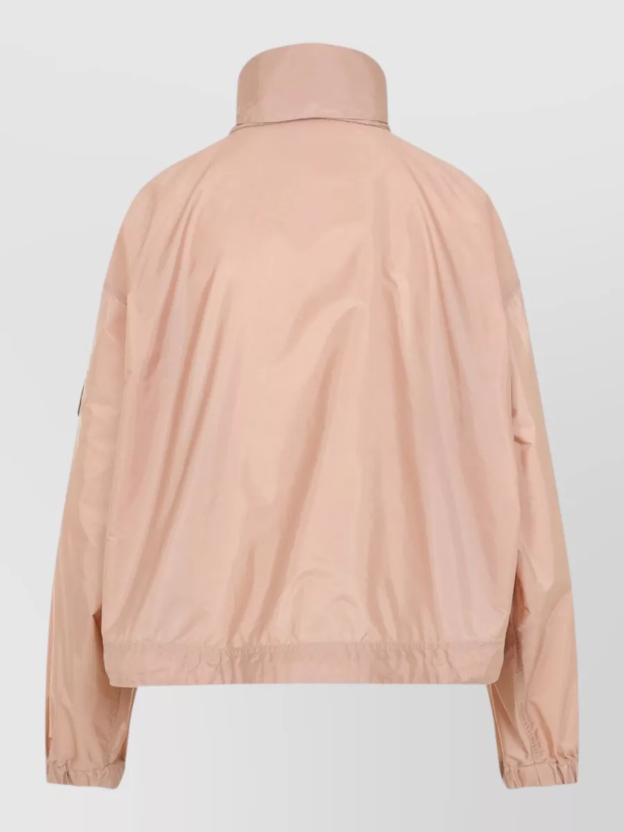 Moncler Nylon Hooded Bomber Jacket