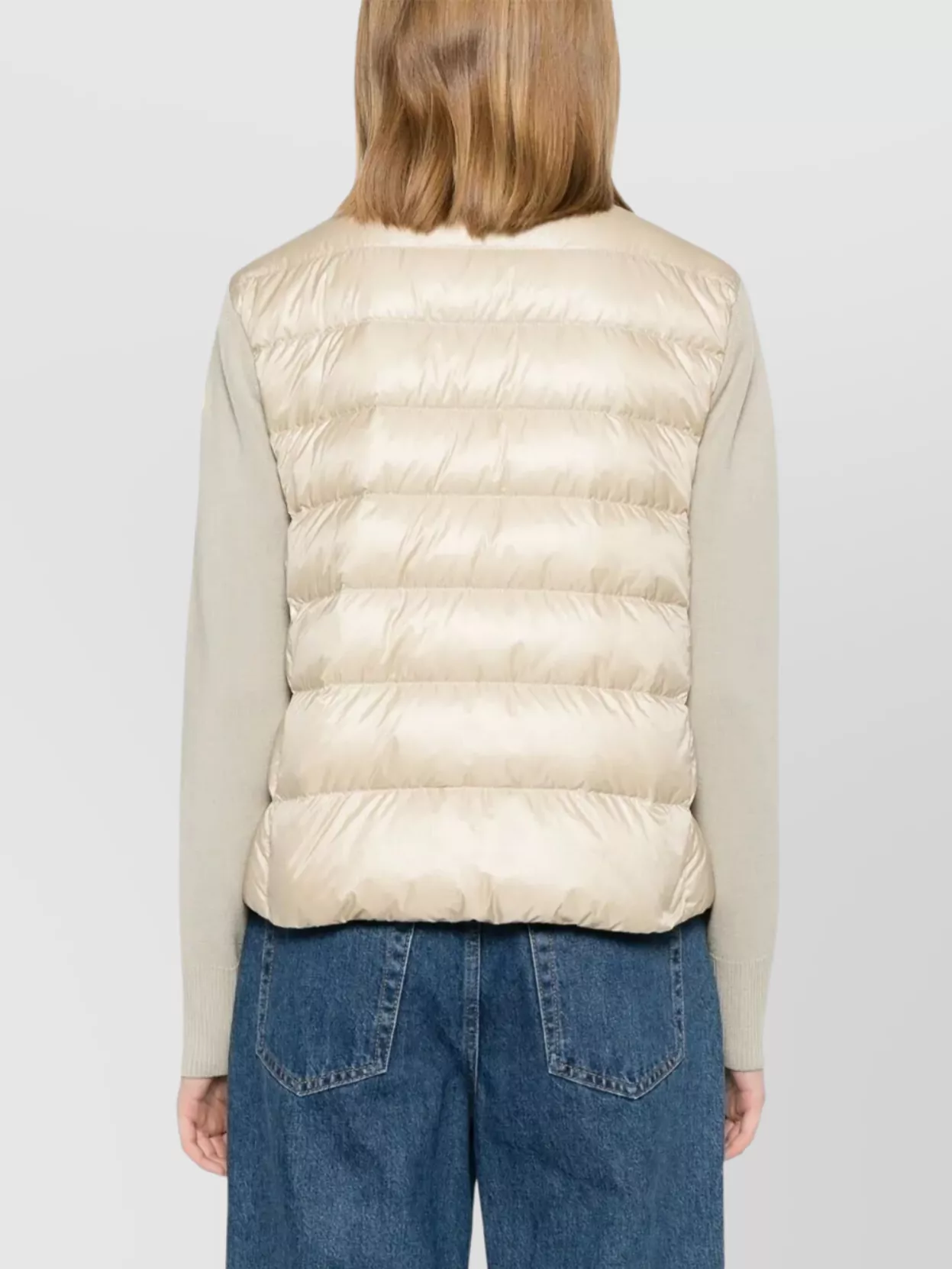 Moncler Quilted Wool Puffer Cardigan