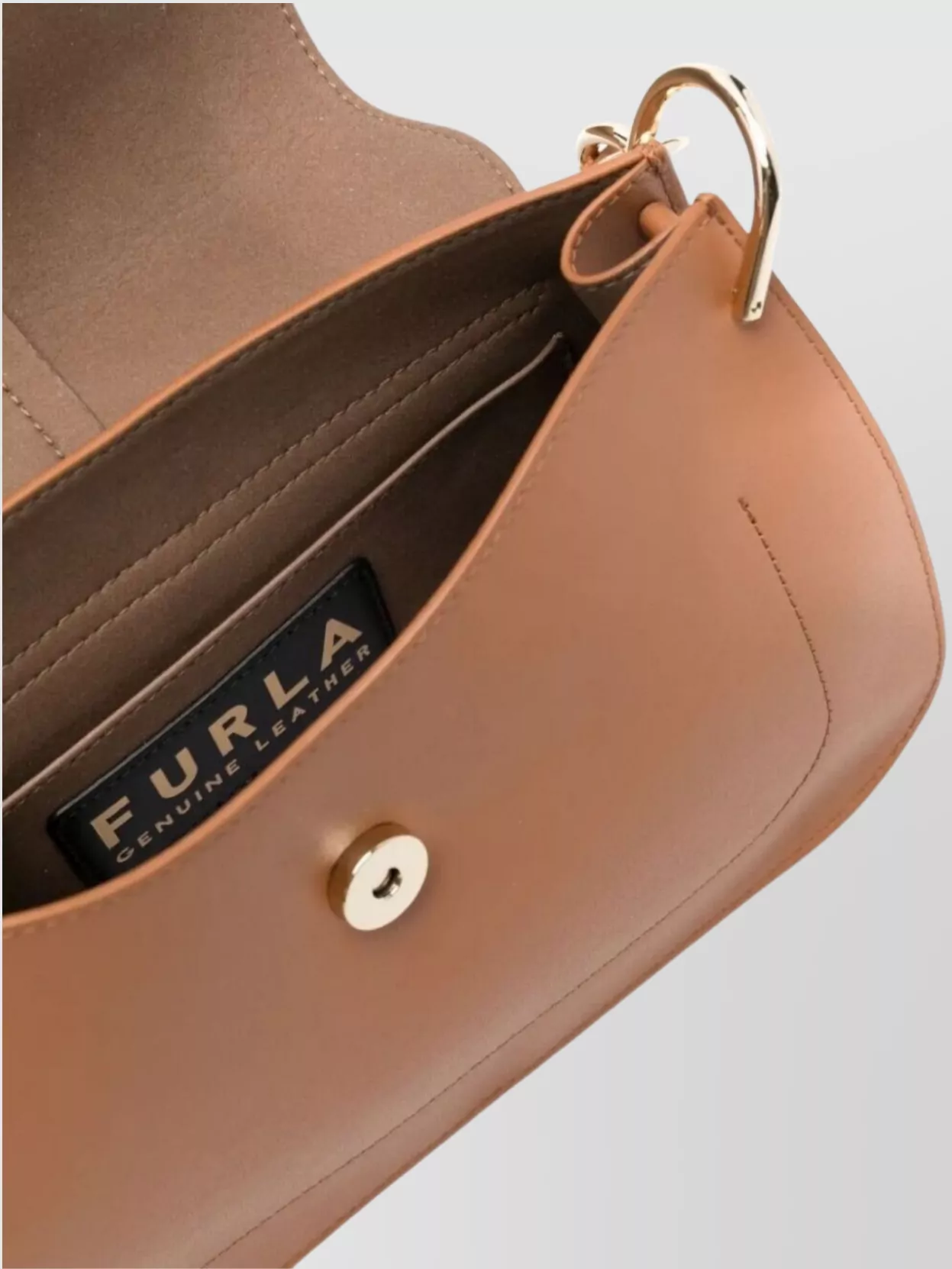 Furla Medium Handle Bag Flow Buckle Detail