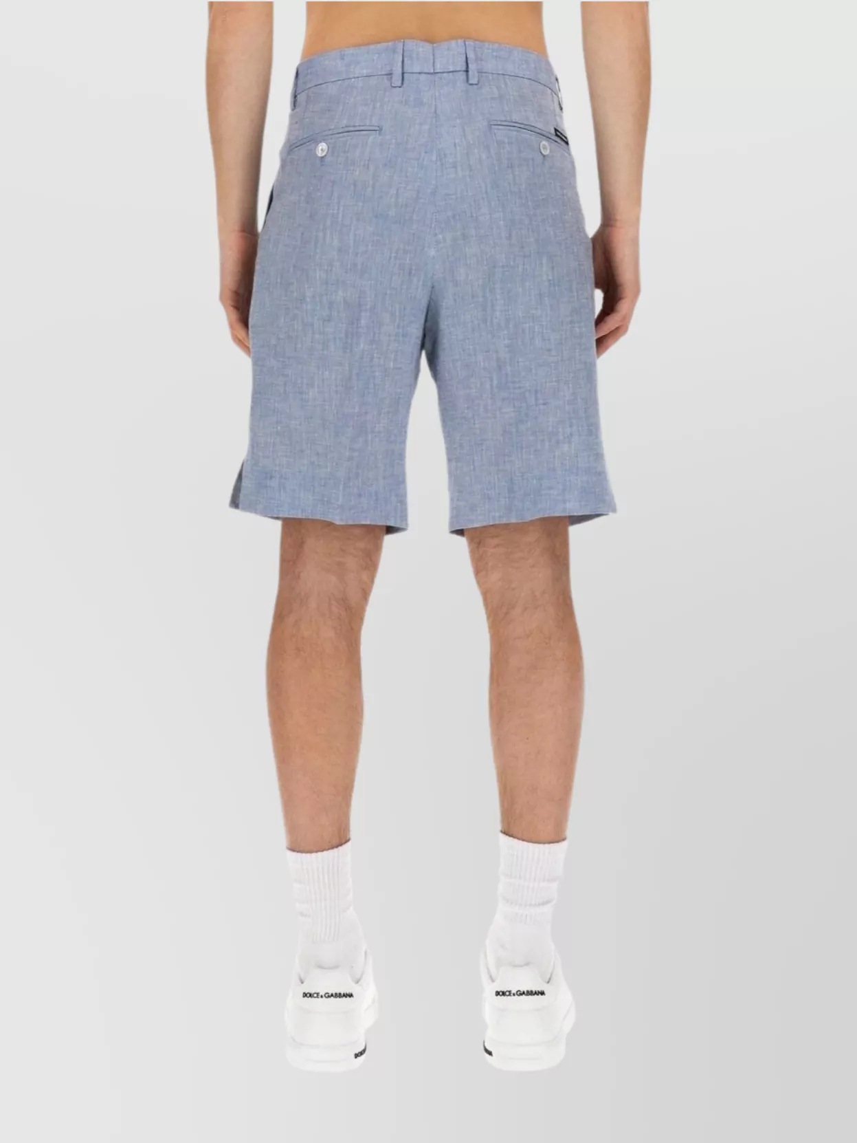 Dolce&Gabbana Bermuda Shorts In Linen