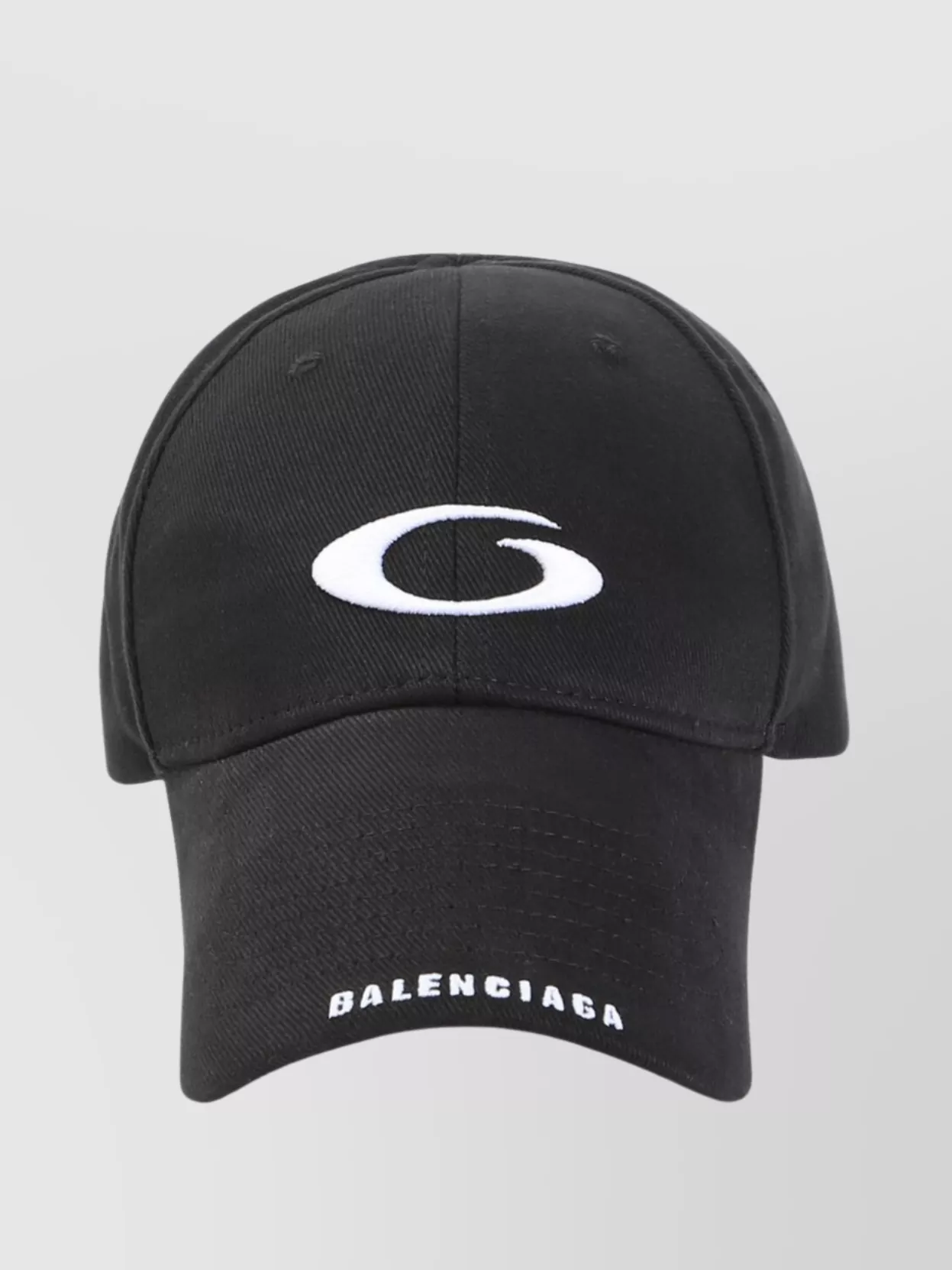 Balenciaga Sporty Cotton Hat With Curved Brim