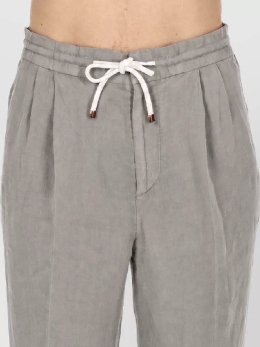 Brunello Cucinelli Linen Swimming Trunks