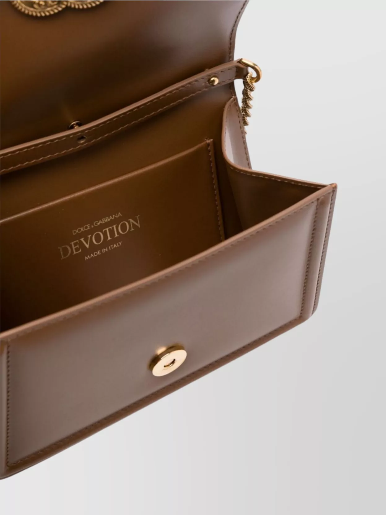 Dolce&Gabbana Heart Embellishment Small Leather Handbag