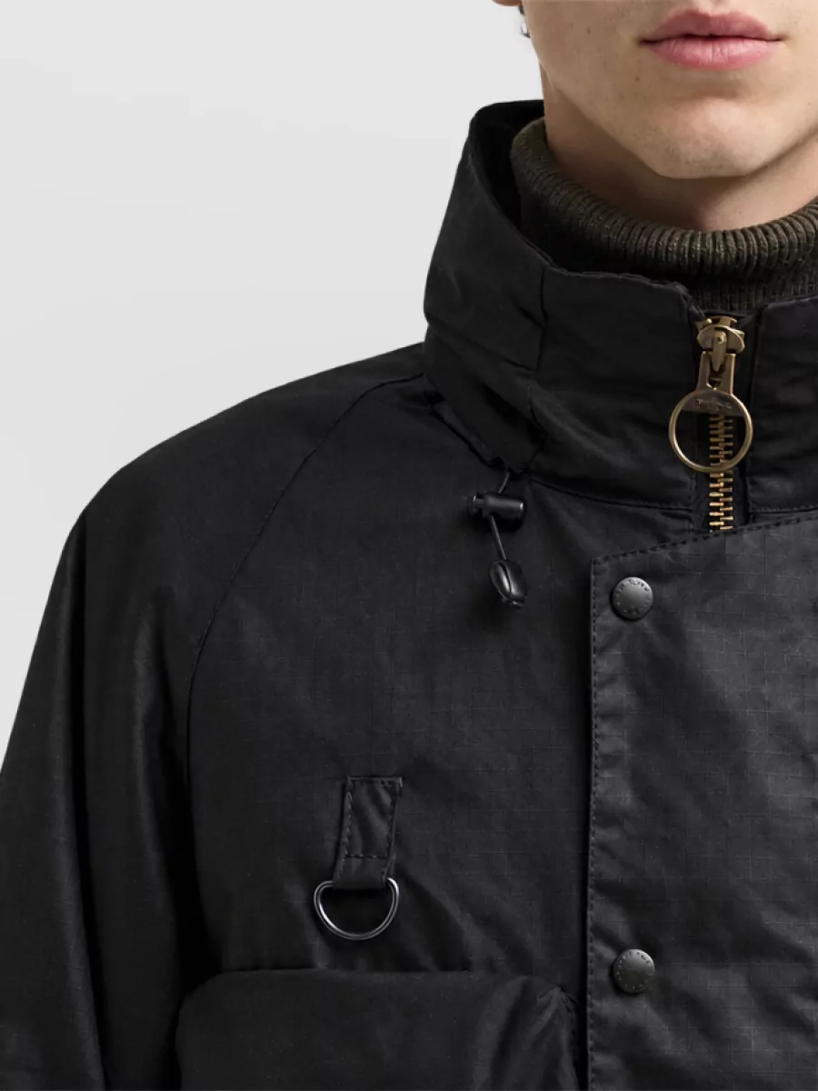 Barbour Waxed Cotton Ripstop Padded Coat