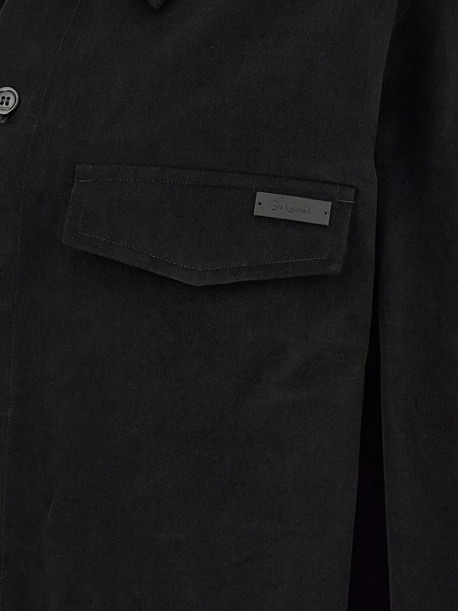 Saint Laurent Cotton Overshirt Jacket