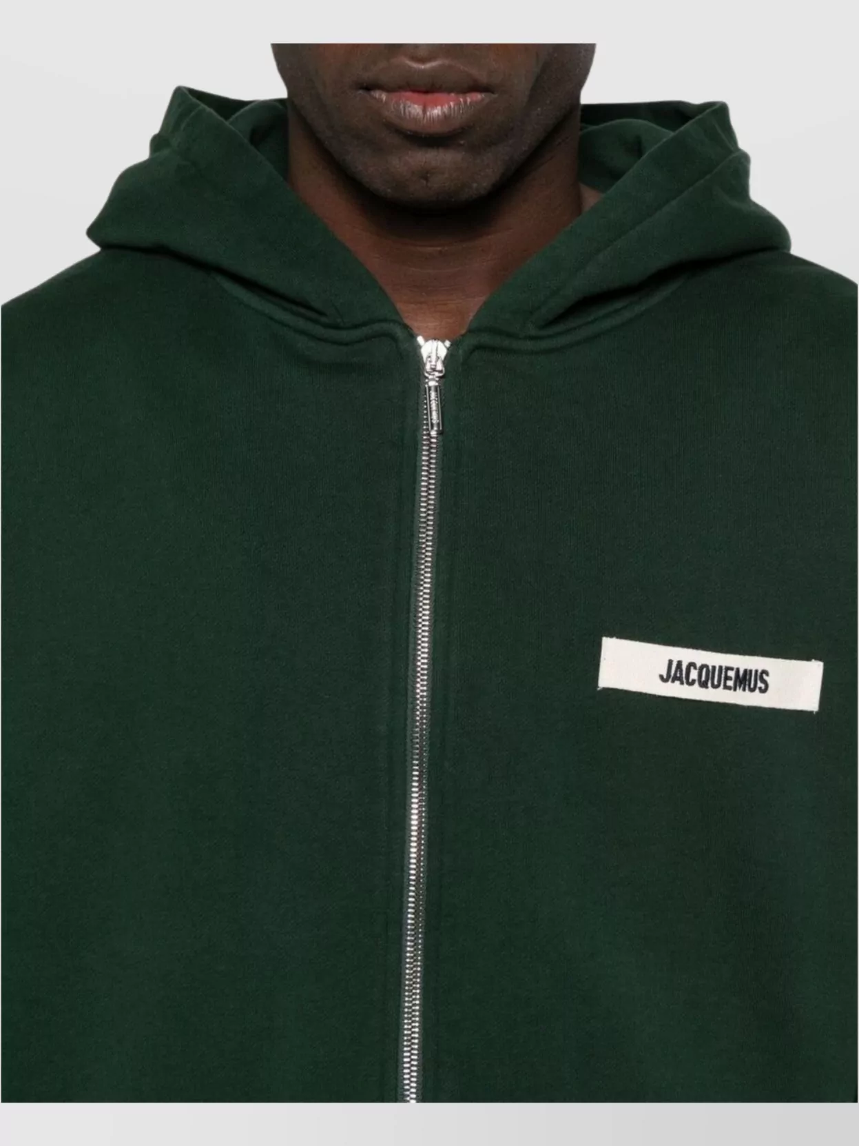 Jacquemus Hooded Crewneck Sweater With Slouchy Hood