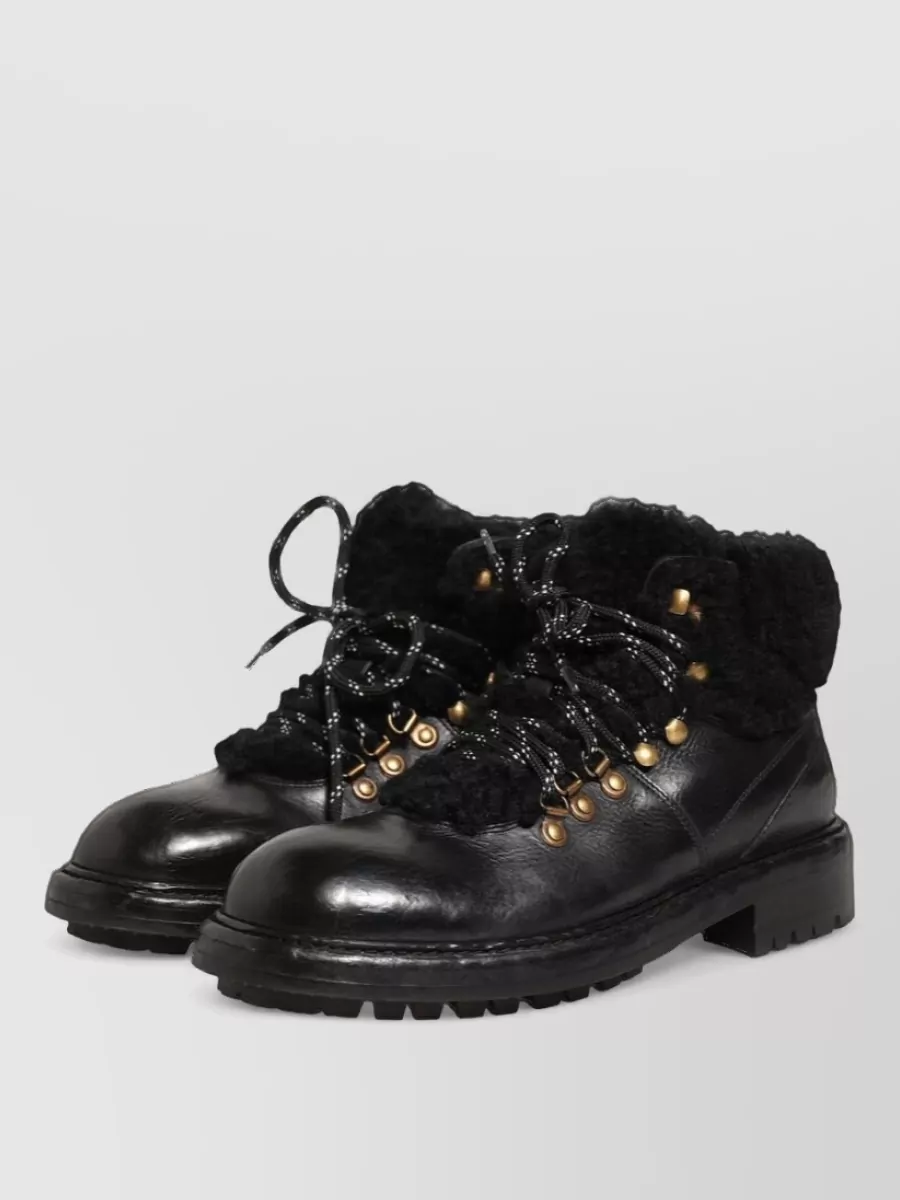Dolce&Gabbana Leather Trekking Boots