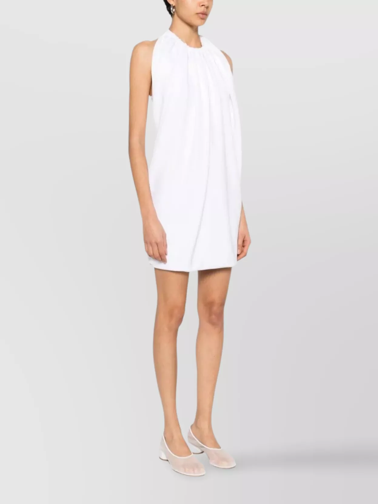 Sportmax Tie Back Halter Mini Dress