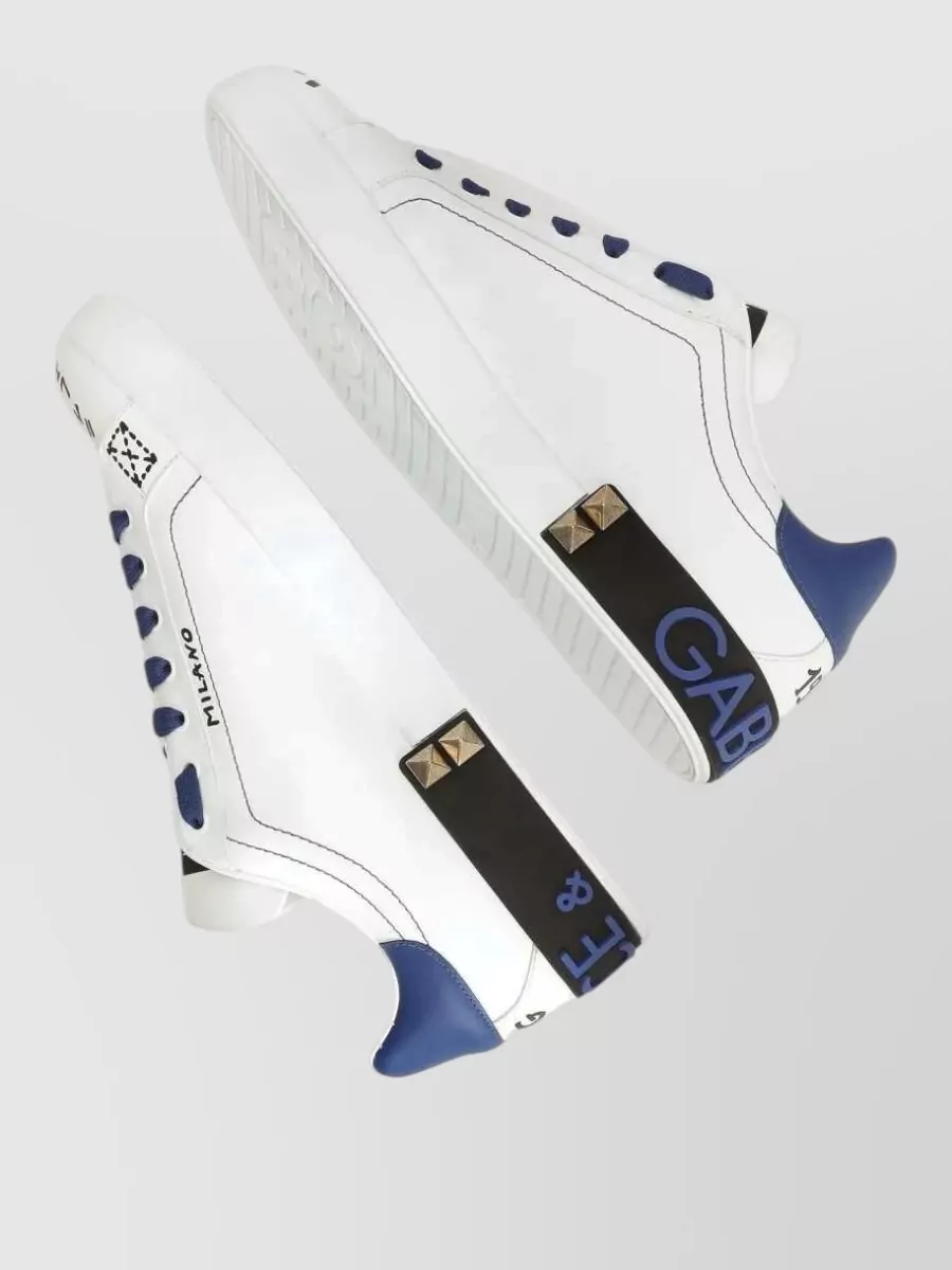 Dolce&Gabbana Leather Low-Top Sneakers