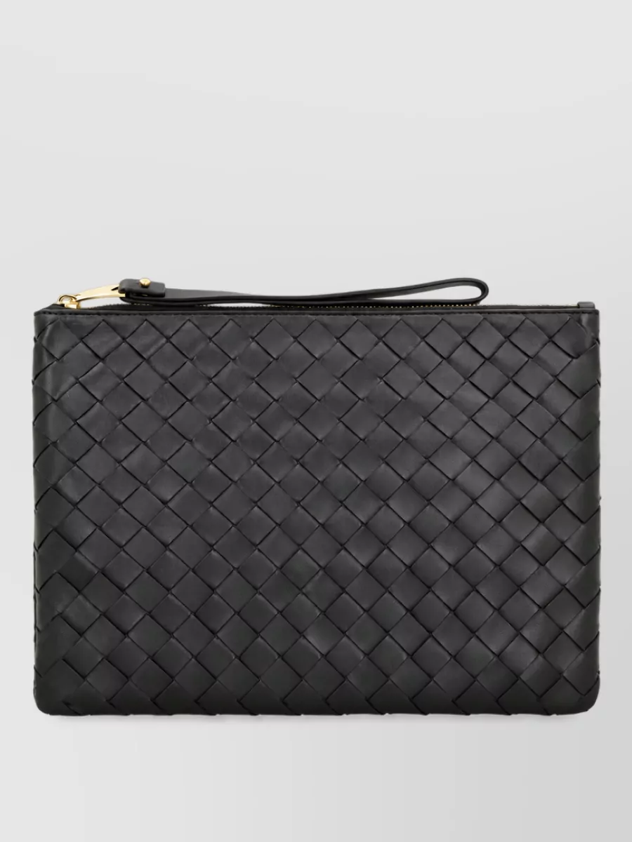 Bottega Veneta concert pouch leather clutch bag