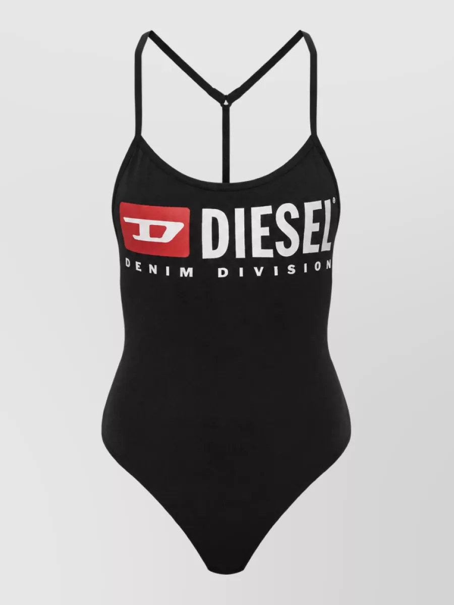 Diesel Logo print bodysuit