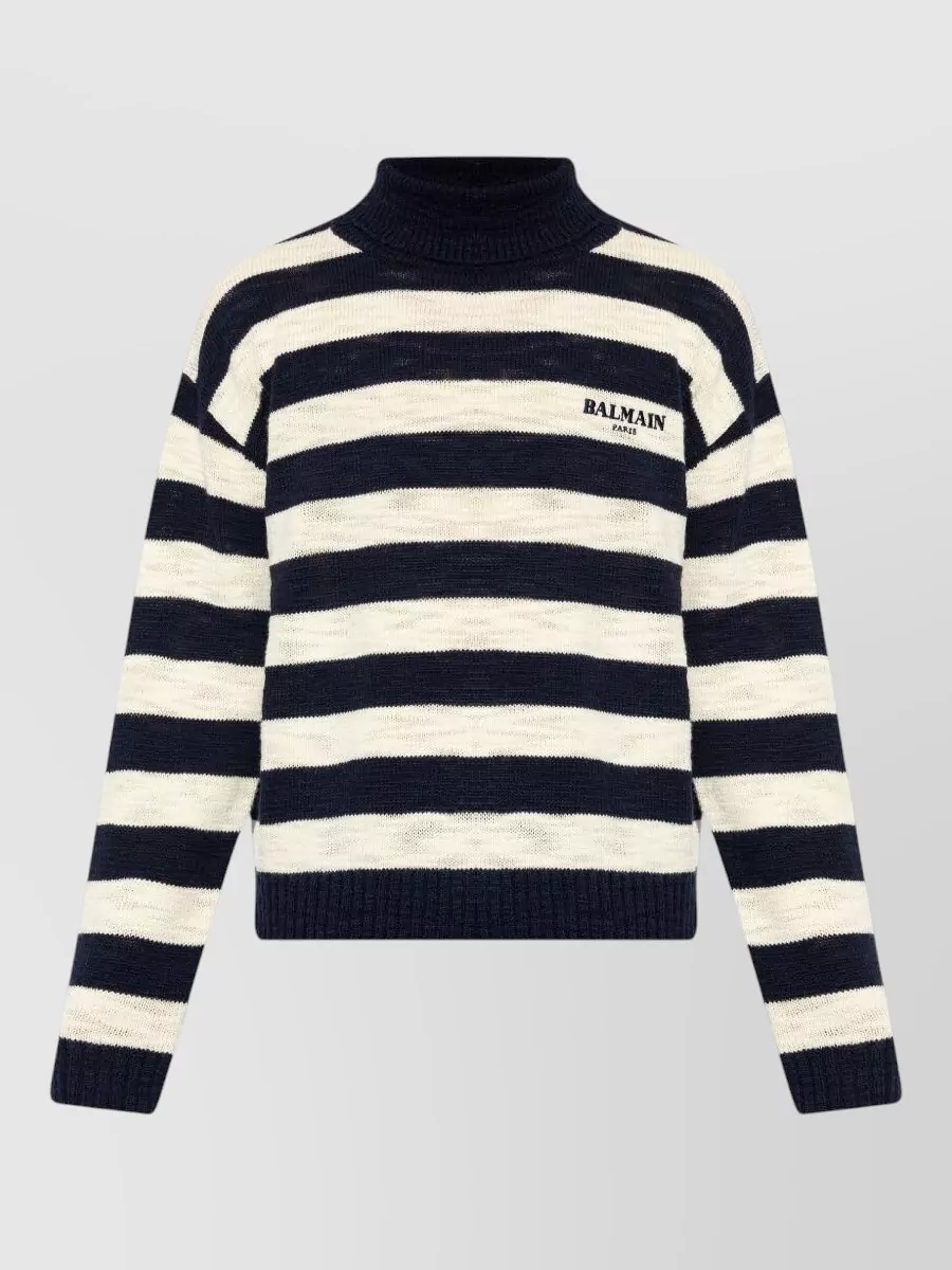 Balmain merino wool crewneck jumper