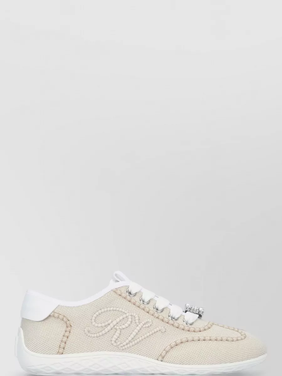 Roger Vivier leather low-top sneakers