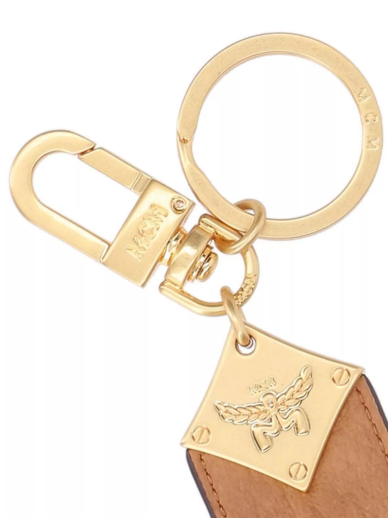 Mcm Hardware Keyring Attachment Gold Tone