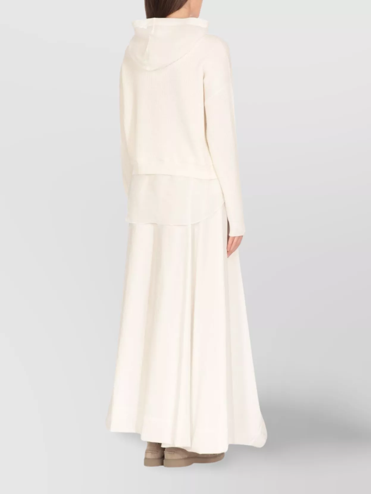 Brunello Cucinelli Ribbed Knit Hooded Sweater