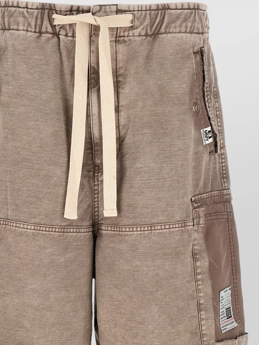 Maison Mihara Yasuhiro Cotton Wide-Leg Bermuda Shorts