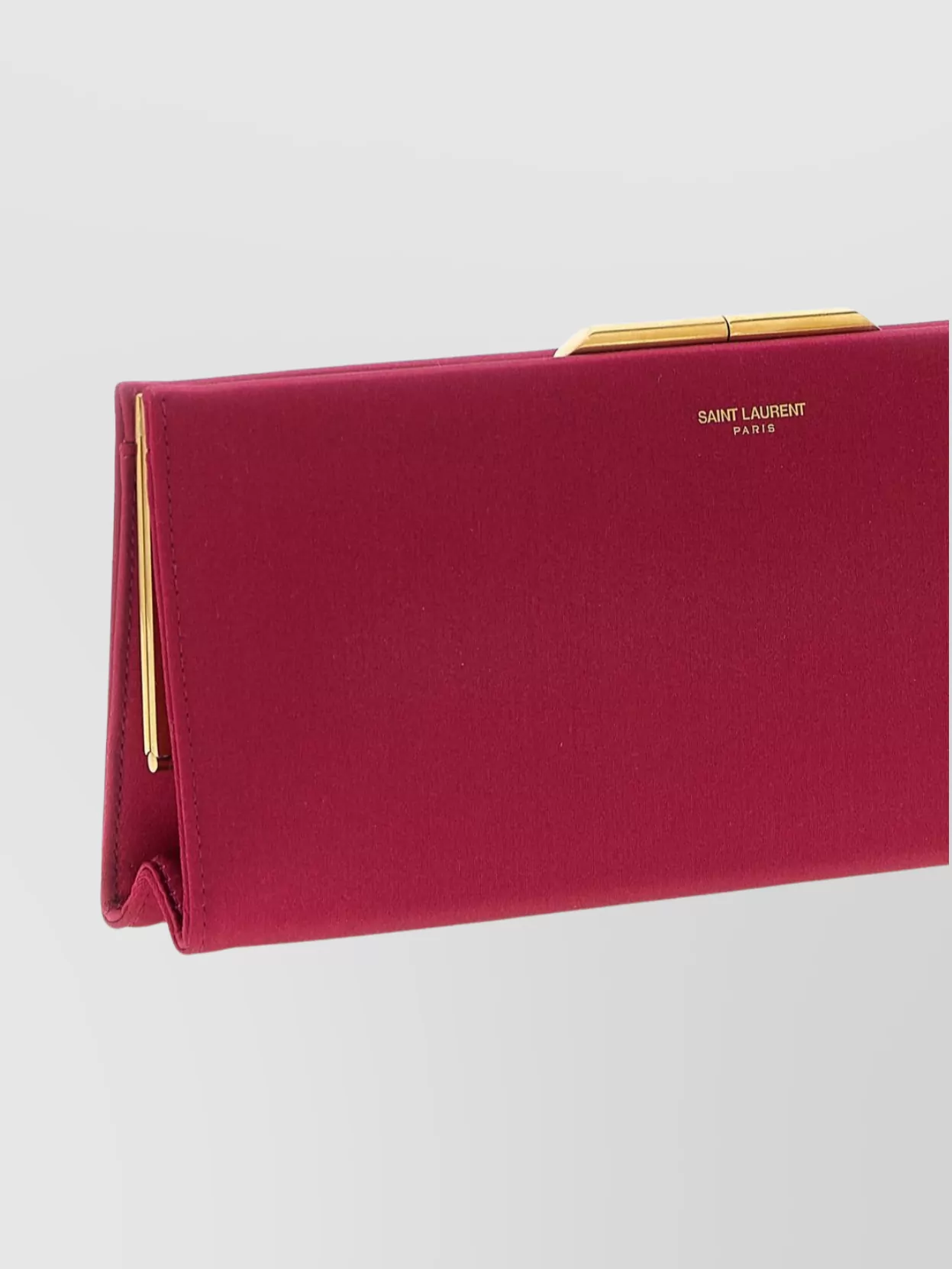 Saint Laurent Rectangular Clutch Featuring Chain Strap