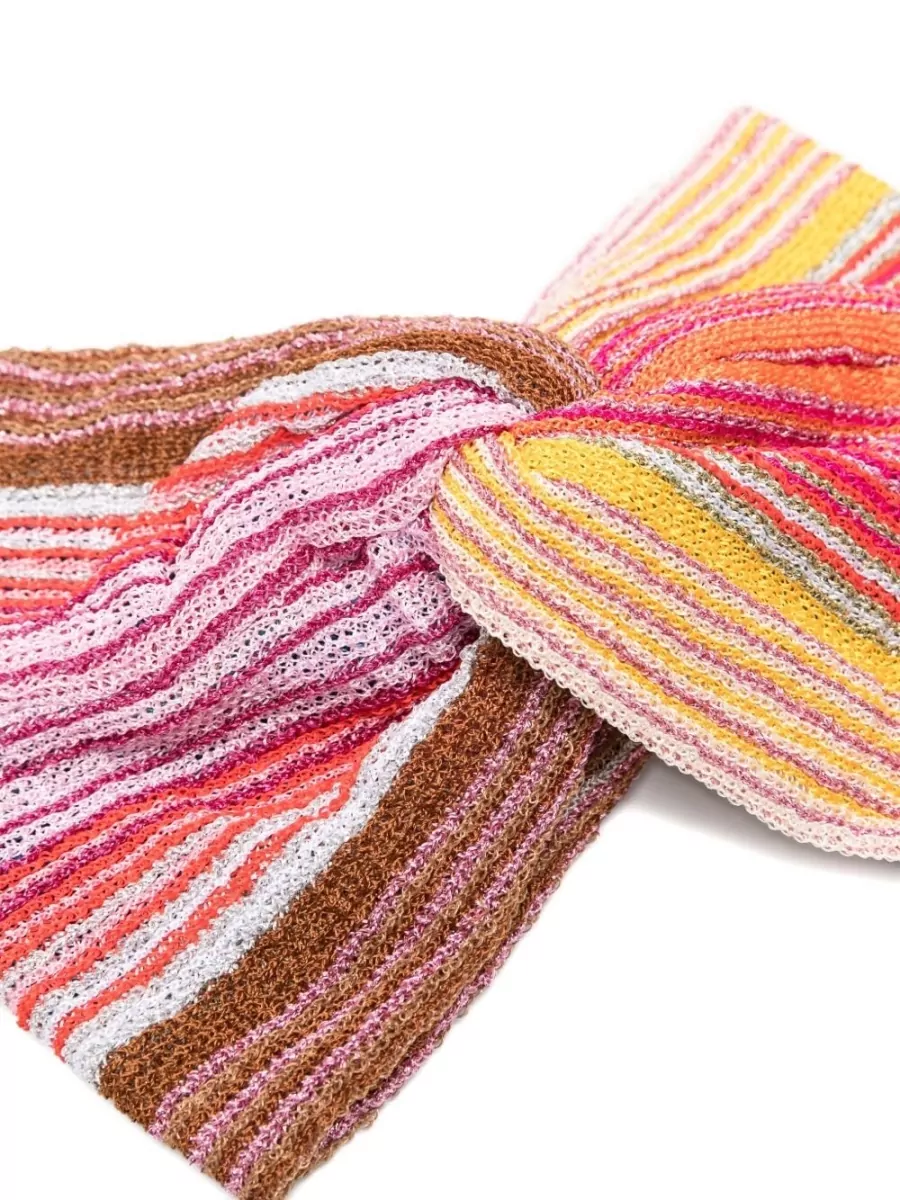 Missoni Fine-Knit Striped Headband