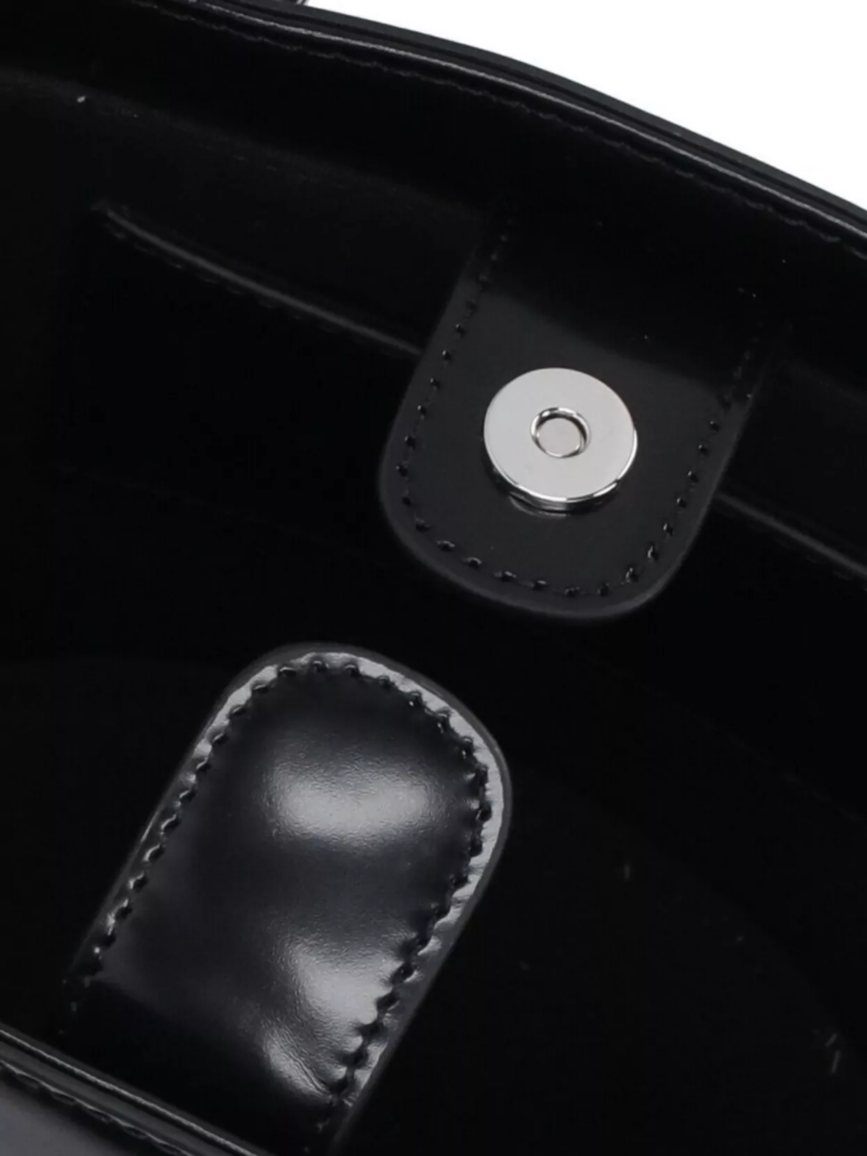 Self-Portrait Shopping Bag Leather Strass Detail