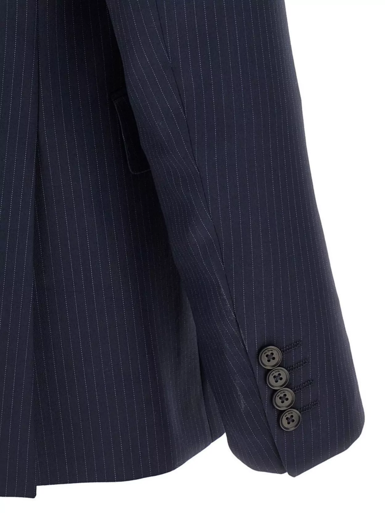 Pal Zileri Double-Breasted Pinstripe Suit Jacket