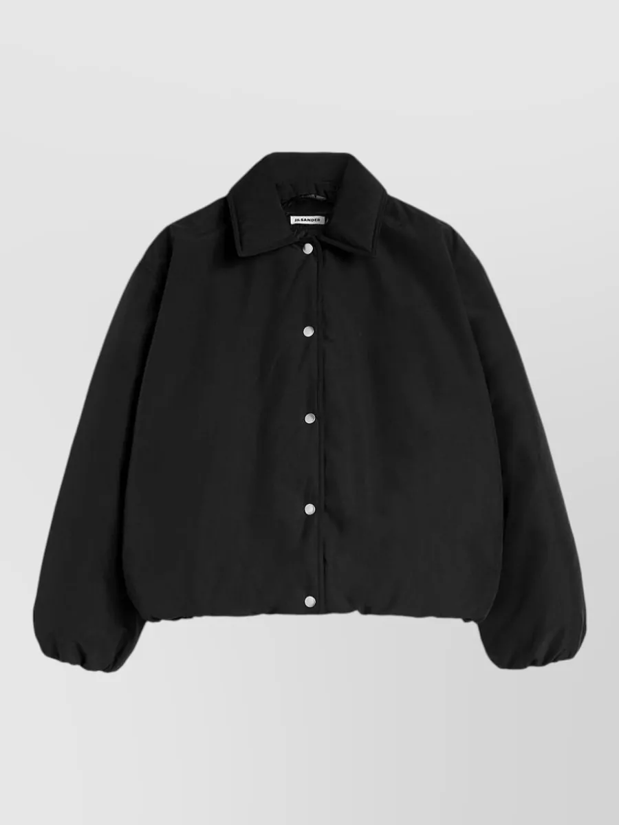 Jil Sander Single-breasted down coat