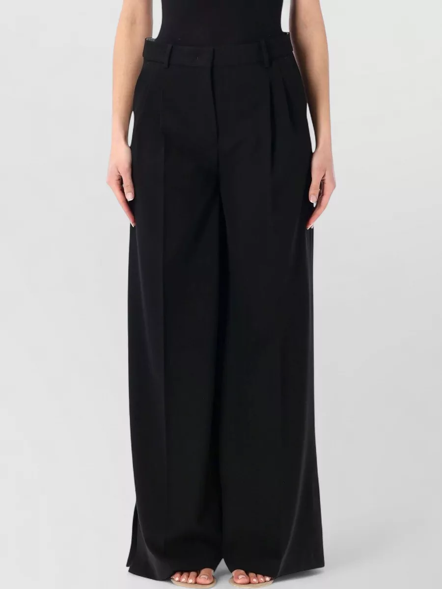 The Garment Pleated Wide-Leg Trousers