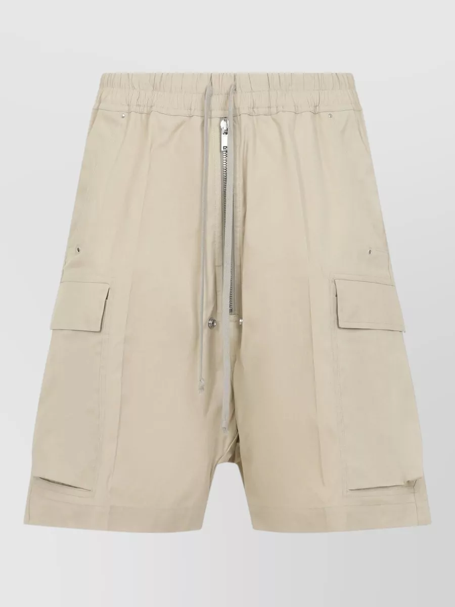 Rick Owens Cotton Relaxed-Fit Cargo Shorts