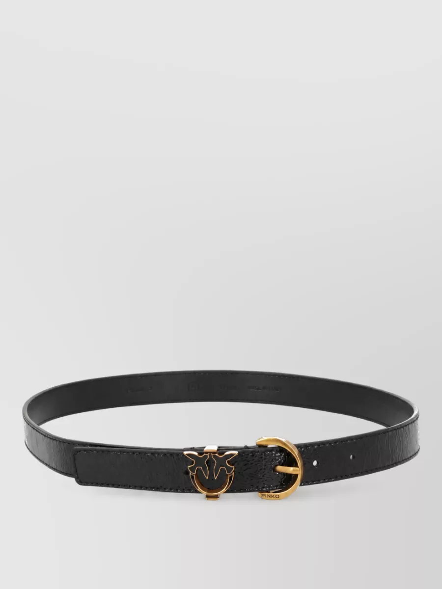 Pinko Leather Logo Belt